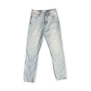 Madewell The Perfect Vintage Jean 25 Light Wash Mom Jeans High Waisted